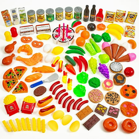 120pc Play Food Set  for Kids Toy Food  for Pretend Play 