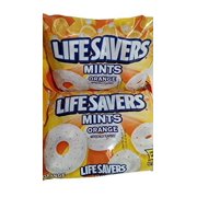 Lifesavers Orange Mints - 13 oz bag - Individually Wrapped (Pack of 2)