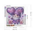 thumbnail image 2 of Pintura de diamante 5D DIY taladro redondo completo día de San Valentín Gnomo decoración del hogar 30x30cm, 2 of 9
