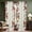 Hannah Eggshell, variant on Lora Floral Curtains for Bedroom Blackout Drapes for Living Room Darkening Fabric Vintage Black Boho Flower Pattern Fall Decor Window Curtains 63 Inches Length 2 Panels with Grommet