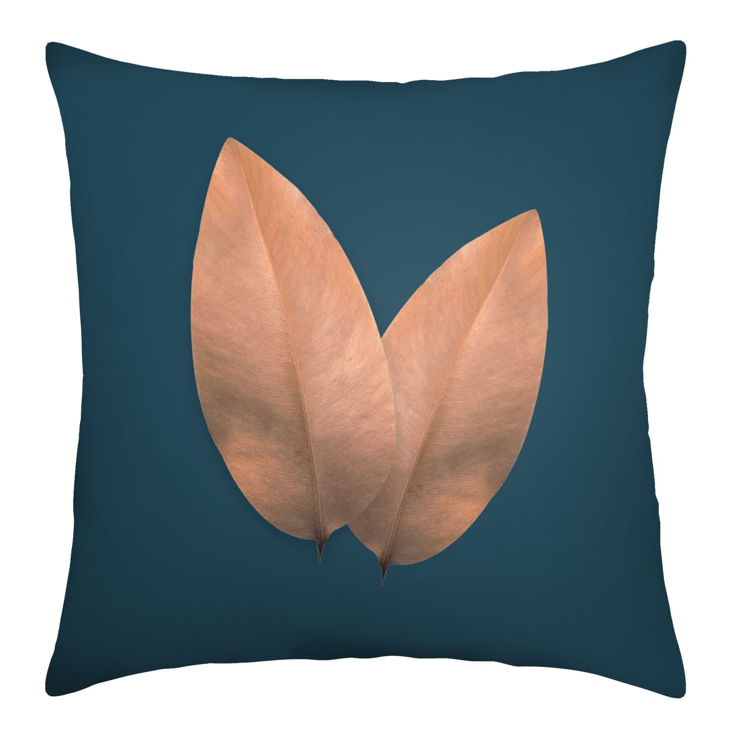 Coussin décoratif imprimé feuilles hometrends