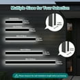 thumbnail image 3 of Melucee 2 Pack 24in Modern LED Outdoor Light,Outdoor Garage Sconces Wall Lighting IP65 Waterproof Exterior Wall Mount Lighting, 3 of 6