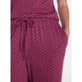 thumbnail image 5 of Joyspun Women’s Modal Blend Ribbed Sleep Pants, 29'' Inseam, Sizes XS-3X, 5 of 6