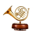thumbnail image 4 of Minkissy 1Pc Unique Rotary Music Box Golden Decorative Melody Box for Desktop and Party Decor, 4 of 8