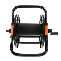 HOMEMAXS Water Hose Storage Bracket Freestanding Hose Reel Water Hose Reel Storage Rack Hose Reel