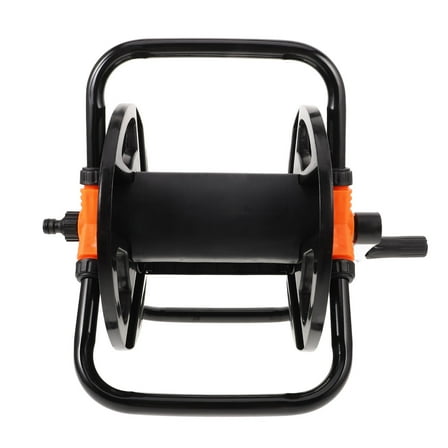 HOMEMAXS Water Hose Storage Bracket Freestanding Hose Reel Water Hose Reel Storage Rack Hose Reel