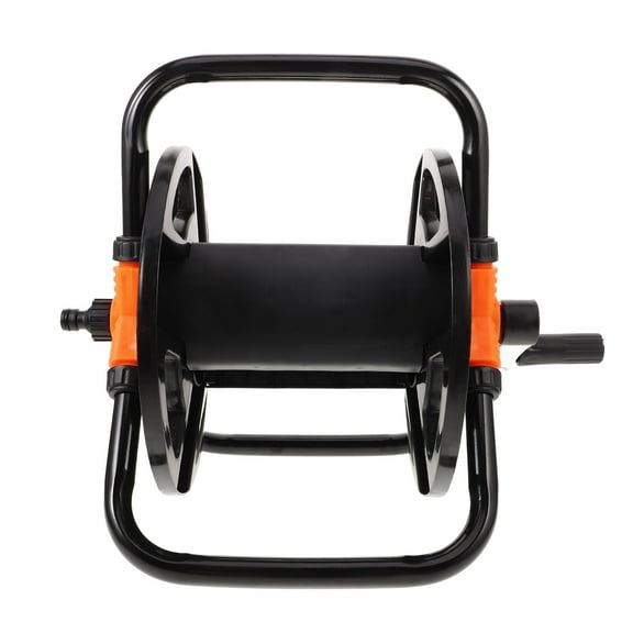 HOMEMAXS Water Hose Storage Bracket Freestanding Hose Reel Water Hose Reel Storage Rack Hose Reel