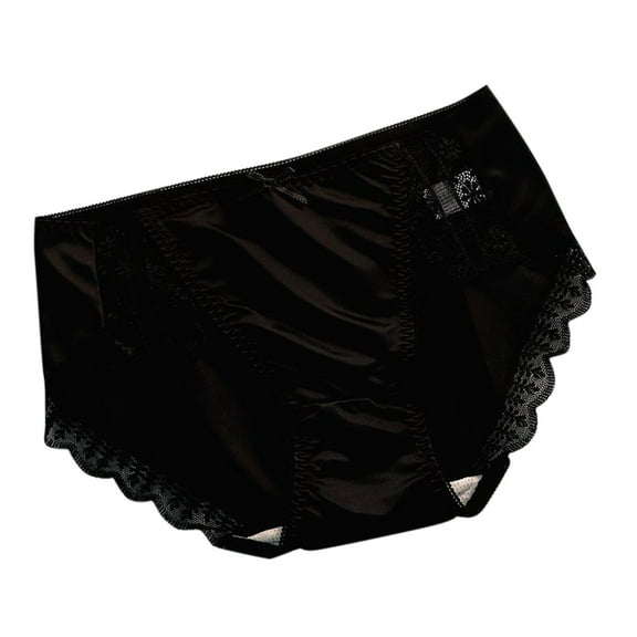 Mgmyaa Women's High Waist Lace Thong Sports Breathable Traceless Underwear for Girls