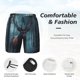 thumbnail image 3 of Balery Mystical Forest Elk Bañador para hombre, shorts de playa de secado rápido con entrepierna y forro de compresión-X-Large, 3 of 6