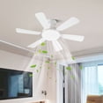thumbnail image 4 of Luz De Ventilador Interior, Interfaz E27 Control Remoto Luz De Ventilador De Techo Iluminación Versátil Fácil Instalación Para Pasillo Garaje Pasillo, 4 of 7