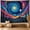 A, variant on HUANGLE Large Tapestry, Indigo Galaxy Mural Background Tapestry For Bedroom, High-Quality Polyester Wall Tapestry For Living Room And Dorm, 60x40Inch