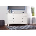 thumbnail image 2 of Kayla 6 Drawer Dresser, White, 2 of 9