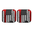 thumbnail image 7 of Disketp 2 Piece Firefighters Usa Flag Pattern Windshield Sunshades,Folding Windshield Sun Shade For Car Suv Trucks Sedan,Blocks Uv Rays Sun Visor Protector-Medium, 7 of 7