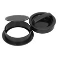 thumbnail image 3 of Prensa de hamburguesas, molde redondo antiadherente para hacer hamburguesas, utensilios de cocina, accesorio de cocina para barbacoa, color negro, 3 of 14
