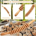 thumbnail image 7 of GoXteam Curved Wood Therapy Massage Roller Tools, Lymphatic Drainage, Cellulite Massage & Wooden Muscle Roller Stick for Waist and Thigh, Stomach Rolling Massager Tool, 7 of 7
