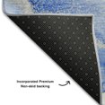thumbnail image 3 of Addison Rugs Mayfield Washable Transitional Watercolors Navy Rectangle Rug, 3' x 5', 3 of 6