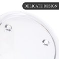 thumbnail image 3 of 2pcs Round Glass Candle Holder Tray Scented Candle Plate for Banquet Dinner Party, 3 of 8