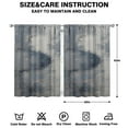 thumbnail image 2 of Blue Color Block Curtains-blackout Curtains Bedroom Decor Living Room Darkening Grommet Window Drapes 2 Panels Set 41"x63", 2 of 2