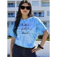 thumbnail image 2 of Thankful Grateful Blessed Tie Dye Cyclone Women -Image by Shutterstock, Female x-Large, 2 of 4