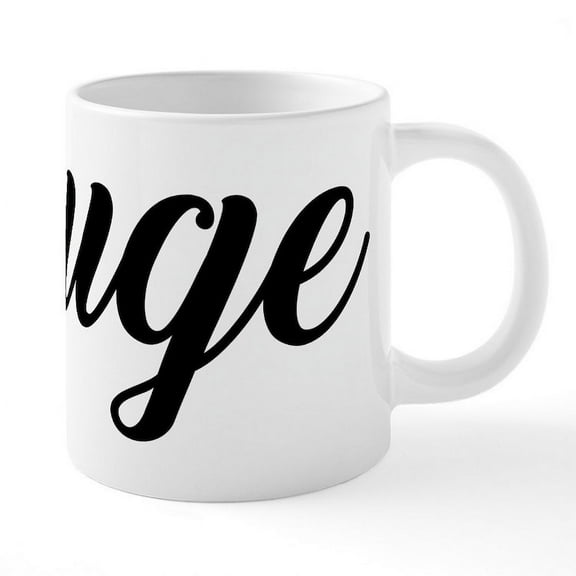 CafePress - Rouge - 20 Oz White Ceramic Mega Mug