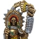 thumbnail image 4 of MORIN Imágenes | Figura decorativa | Santa Muerte Azteca 27CM (dorado), 4 of 5