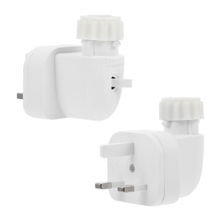 

NUOLUX 2Pcs Creative E14 Lampholder Light Sockets Plastic E14 Lamp Bases (White)