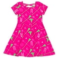 thumbnail image 3 of wicked Elphaba Glinda 2 Pack Skater Dresses Logo Toddler to Big Kid, 3 of 5