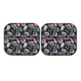 thumbnail image 7 of Haiem Colorful Tropical Leaves Car Windshield Sun Shade (2 Pieces) Foldable Windshield Sun Shade Car Accessories for Truck SUV Pickup-Large, 7 of 7