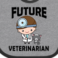 thumbnail image 4 of Inktastic Vet Future Veterinarian Boys Baby Bib, 4 of 4
