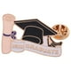 thumbnail image 1 of Broche de gorro de graduación, Pin de solapa esmaltado para estudiantes, recuerdos de graduación, recuerdos de fiesta, broche negro y dorado para chaquetas, accesorios, 1 of 4