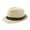 Beige, variant on Fedora Hat Wide Brim Sun Protection Solid Color Panama Cap Boater Summer Beach Sunhat for Vacation