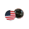 thumbnail image 2 of United States USA Flag Pinback Buttons - 1.5 Inch Round - 25 Pack, 2 of 2
