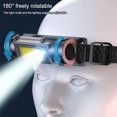 thumbnail image 2 of Toystoory Faro exterior 2000-2500K COB USB faro ajustable vida impermeable cabeza linterna luz noche iluminación reflector Ropa Deportiva, Zapatos, 2 of 6
