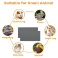 thumbnail image 3 of Forros para jaula de cobaya, lavables, impermeables, reutilizables y anti-humedad, lecho absorbente para cobayas (2 unidades), 3 of 5