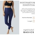 thumbnail image 2 of Ingrid & Isabel Basics Maternity 7/8 Active Postpartum Legging, Compression & Support for Recovery, Navy, 2 of 6