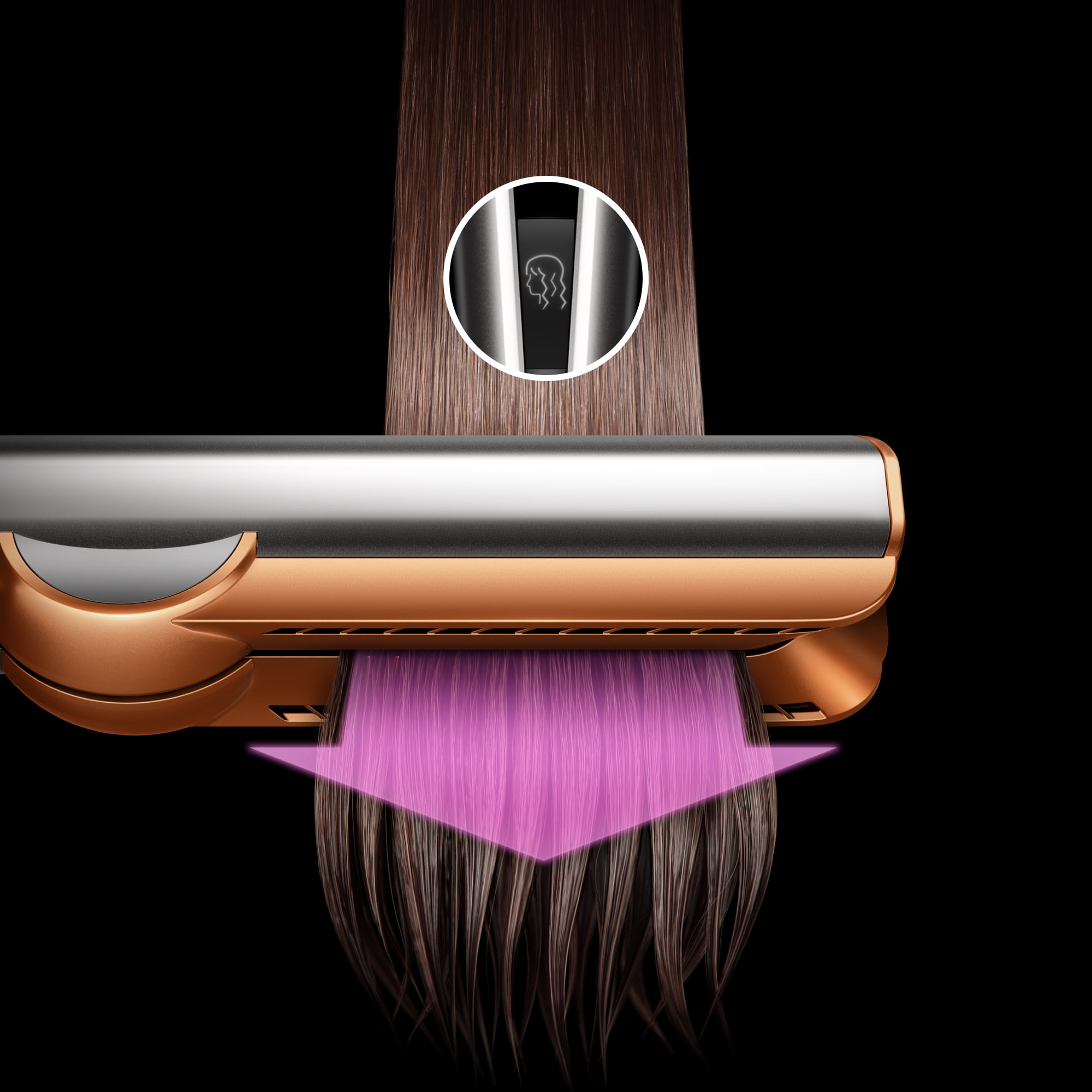 Dyson Official Outlet - Airstrait Straightener, Strawberry Bronze