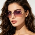 thumbnail image 4 of Tong Rimless Decorative Cycling Fashion Sports Eyewear, 4 of 5