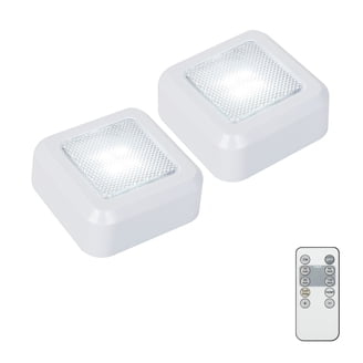 Bright Stick Up LED Light, Wireless, Battery Powered, 3 Pack, Cool