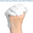 thumbnail image 7 of TELOLY Cotton Gloves, 30 Pcs White Washable Stretchable Gloves for Dry Hands, Moisturizing, Eczema, Men & Women Lotion Gloves Overnight for Women, 7 of 7