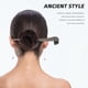 thumbnail image 5 of FELTECHELECTR Moño para mujer, moño, pieza de cabello, cabello falso, círculo, peluca, cuerda para cabello, moño de cabello falso, donas, pieza de cabello, peluca, moño, anillo, 5 of 6