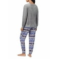 thumbnail image 2 of Nautica Women's 2-piece Pajama Set Gray Small, 2 of 2