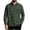 Army Green, variant on Lmueinov Long Sleeve Shirts for Men Solid Collared Loose Fit Button Up Tops with Pocket Lightweight Button Down Casual Office Outdoor Outfits