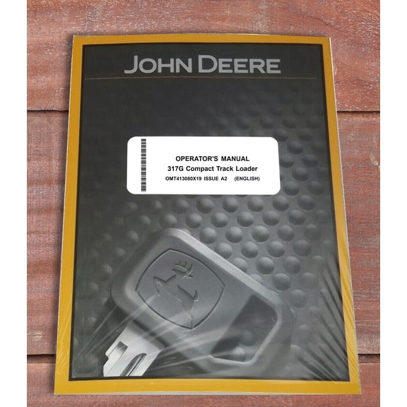 John Deere 317G Skid Steer Owners & Operation Manual - Part Number # OMT413080X19