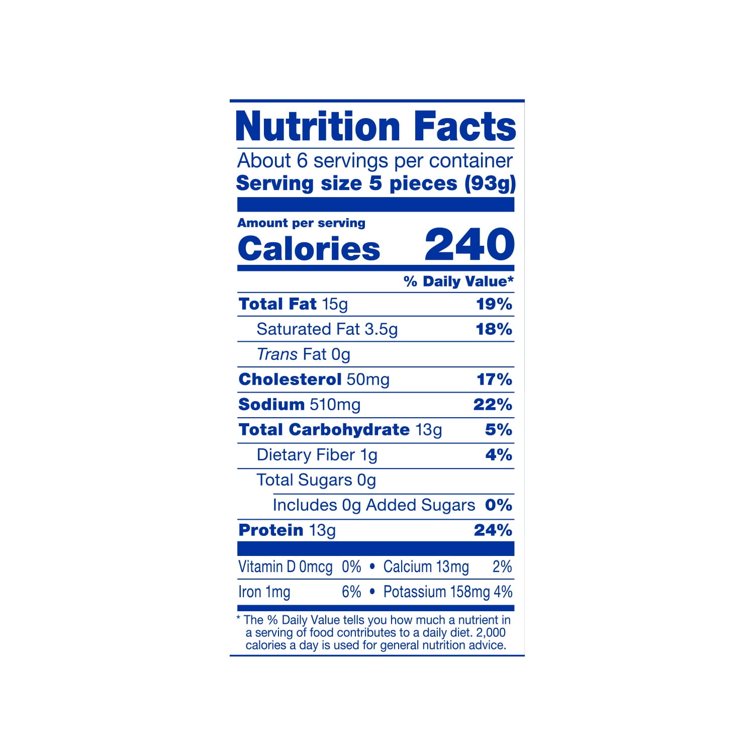 White Castle Spicy Chicken Rings 20oz Bag (Frozen Chicken)