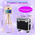 thumbnail image 6 of Mirror Photo Booth Machine, DSLR Photo Booth with 15.6" Touch Screen, RGB Lighting, APP Control, Flight Case, Suitable for Parties, Weddings, Event Rentals, 6 of 12