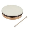 thumbnail image 2 of Pandereta, Tambor De Mano Cabeza De Batería Sintética Duradera Para Aprendizaje De Instrumentos Musicales Para Interpretación, 2 of 7