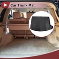 thumbnail image 2 of Unique Bargains 1 Pc Cargo Liner Rear Trunk Mat for Ford Escape 2013-2019 Rear Trunk Cargo Luggage Boot Tray Mat Black TPE Long Grid Pattern, 2 of 7