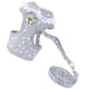 thumbnail image 5 of Conjunto de arnés y correa ajustables para mascotas Chaleco para perros con correa Gris m, 5 of 9