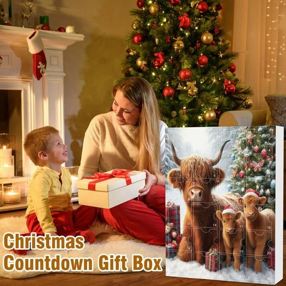 Yhmxh Christmas Decorations,Christmas Gifts, Christmas Advent Calendar Countdown Calendar Cute Pendant Christmas Tree Ornament Pendant Advent Calendar