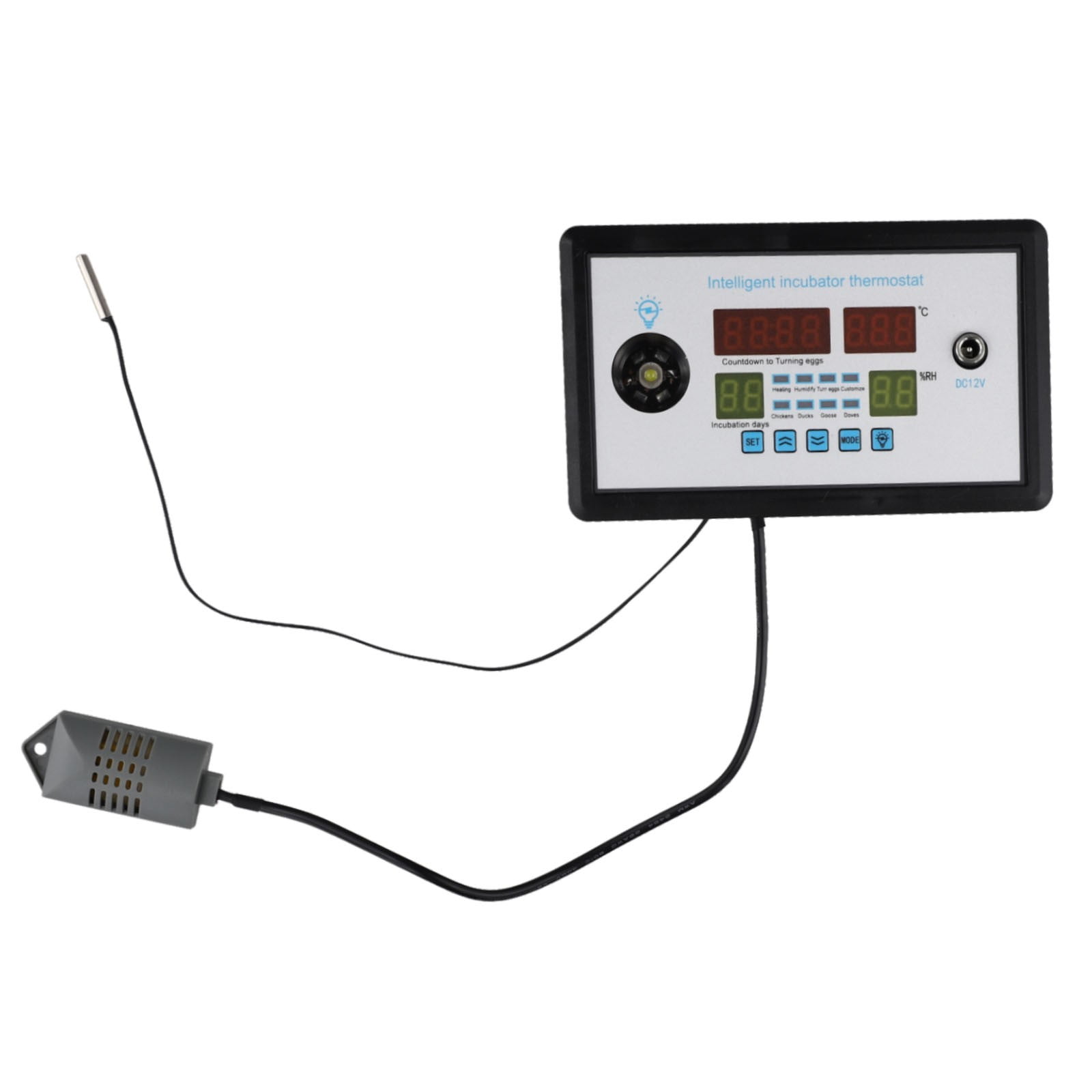 High Performance Temperature And Humidity Control 12V Incubator Thermostat For Chicken Duck Goose Eggs Zfx W9002